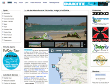 Tablet Screenshot of dakite.au-senegal.com